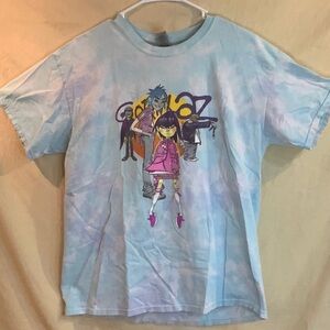 Gorillaz Noodle Tie-Dye Graphic T-Shirt